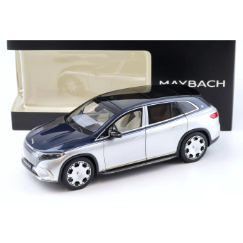 Mercedes-Maybach EQS 680 SUV (Z296) 2024 blue/silver - skala 1:18 - NZG